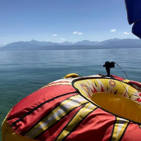 Confort Pieds Dans L'eau Avec Vue Imprenable , Pause Nature Anthy-sur-Leman